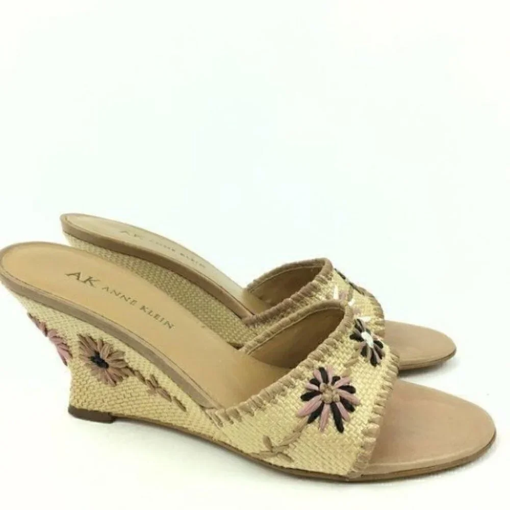 Ak Anne Klein Heels Sz 6.5 Machallice Multicolored